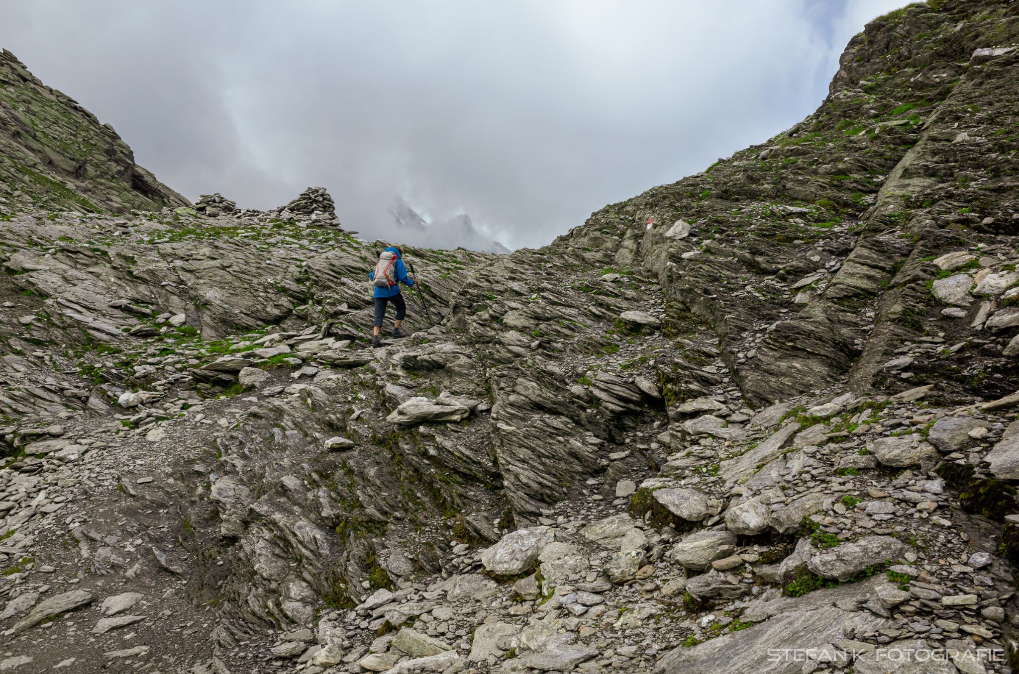 Die letzten Meter zum Spronser Joch
